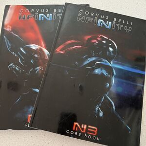 Corvus Belli Infinity N3 Core Book and Rule Book